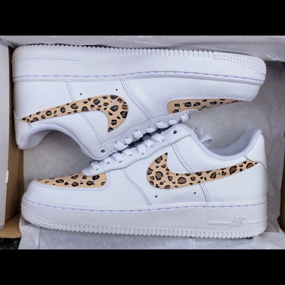 Custom Painted “Cheetah” Nike Air Force 1s